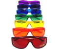 Color-therapy safety glasses